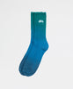 Stussy Dip Dye Marl Socks Green OS socks