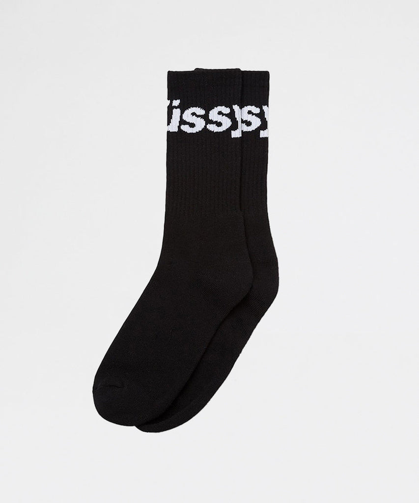 Stussy Jacquard Logo Socks Black OS socks