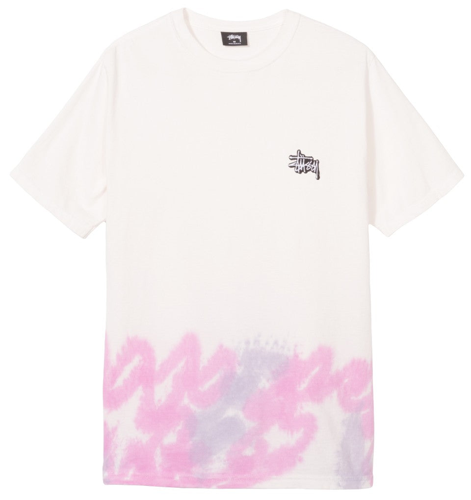Stussy Cloud Tie Dye Tee Natural UDSOLGT