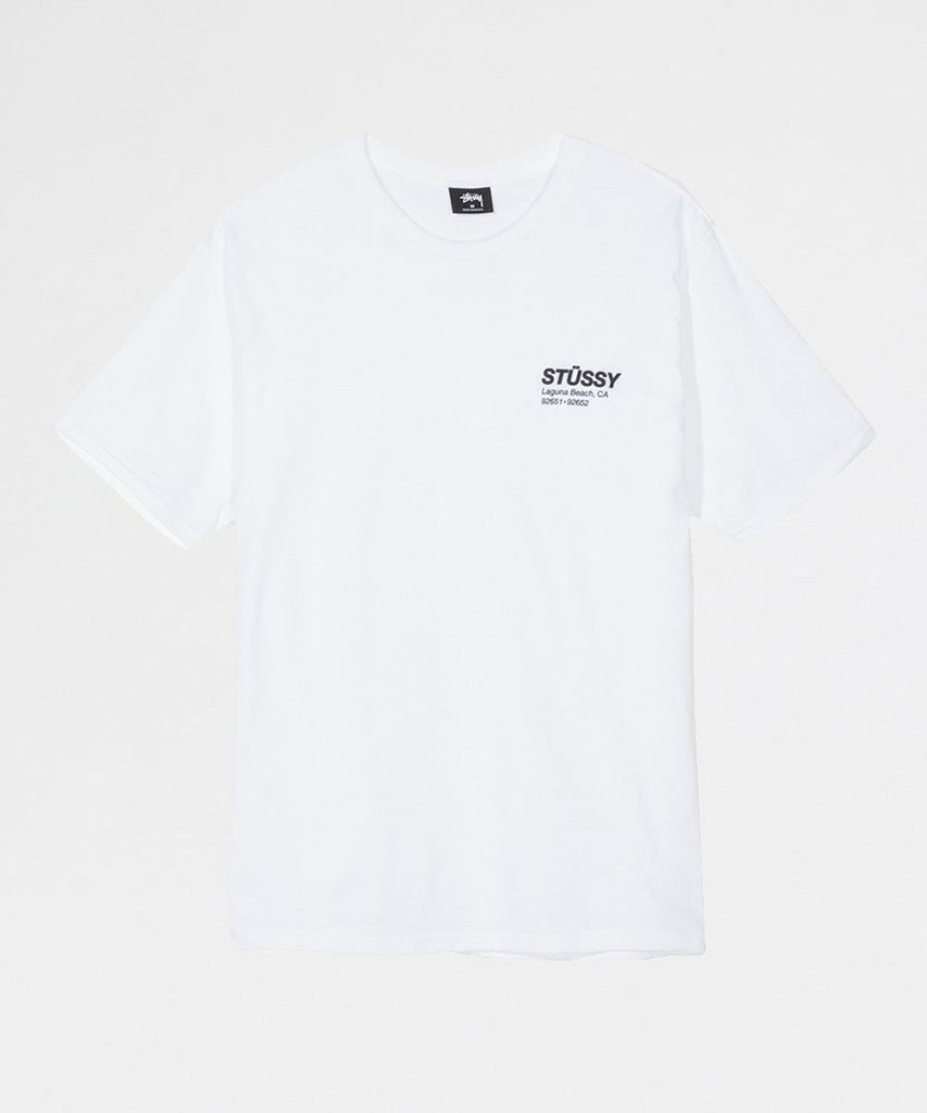 Stussy Surf n Sport tee White UDSOLGT