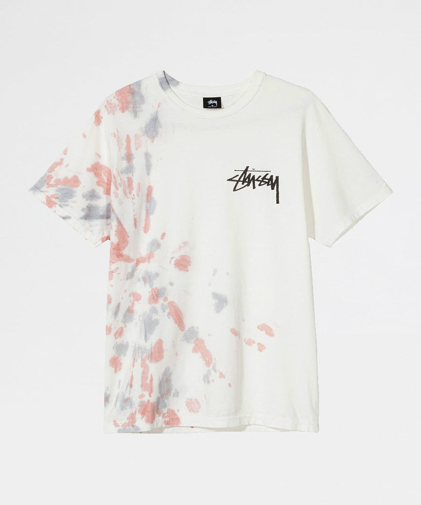 Stussy Stock Td Tee White Blue t-shirts