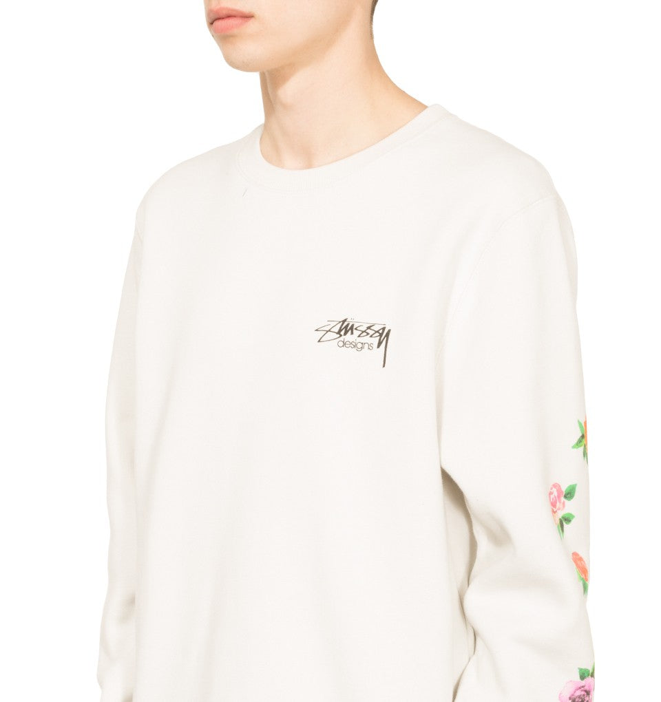Stussy Roses Crew Stone UDSOLGT