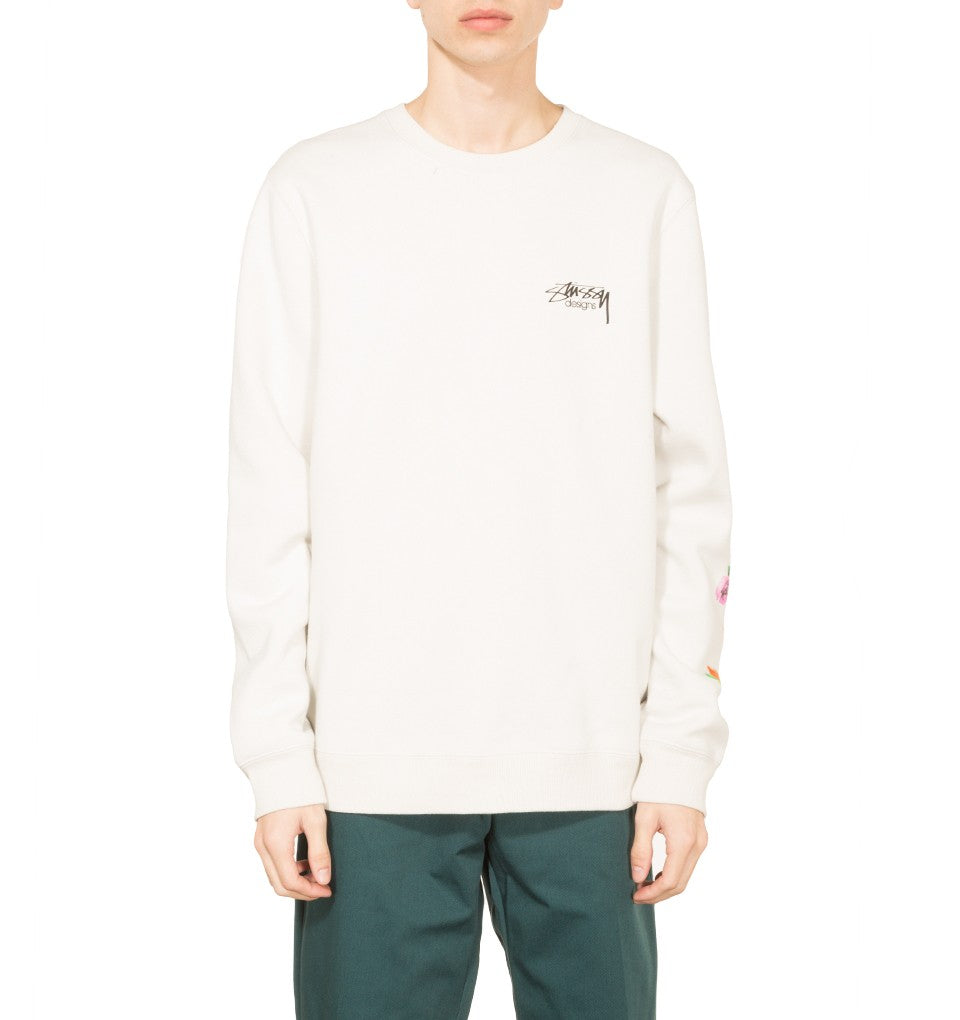 Stussy Roses Crew Stone UDSOLGT