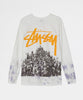 Stussy Beach Mob Td LS Tee Wht/Orange t-shirts