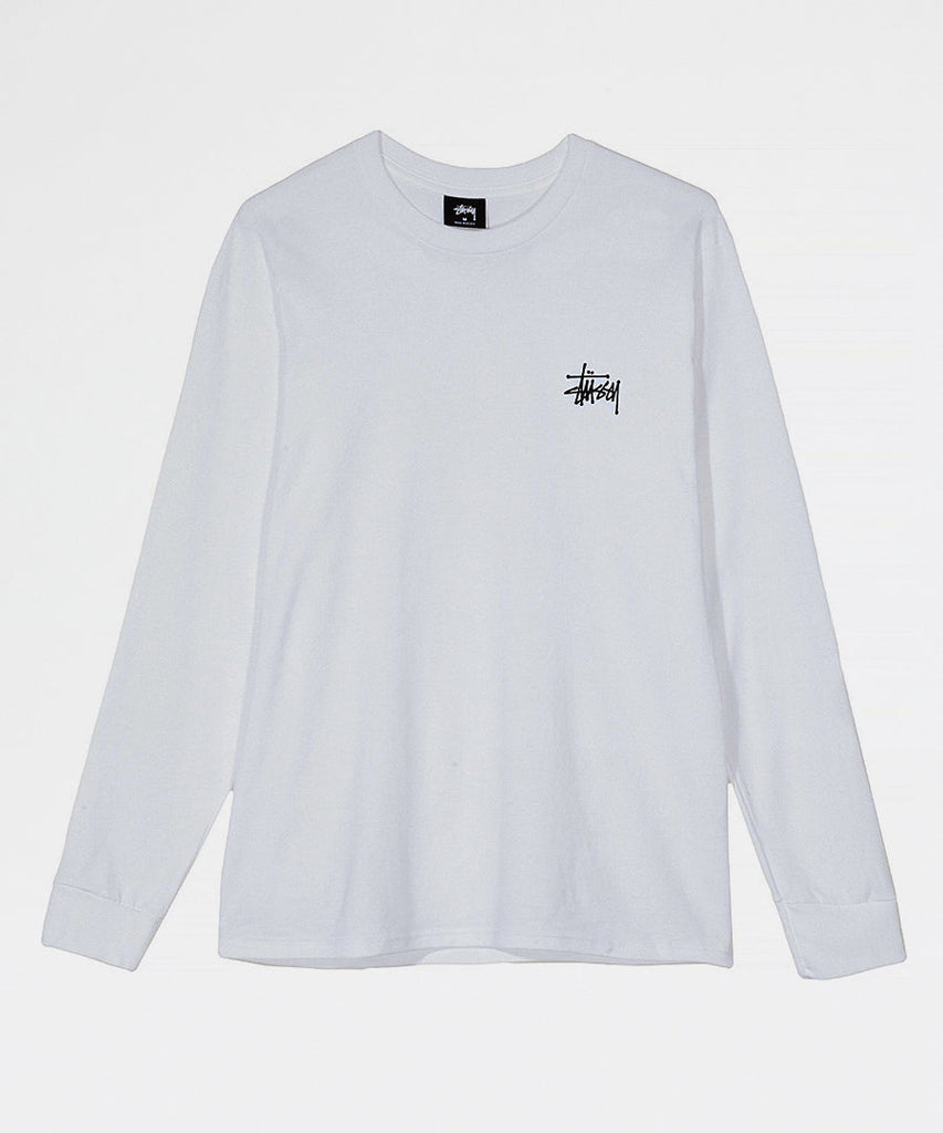 Stussy Basic Stussy LS Tee White t-shirts