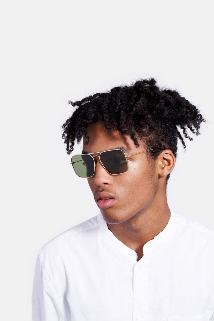 RETROSUPERFUTURE Iggy Green & Havana - 58 sunglasses