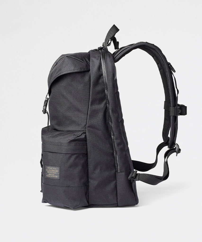 Filson Ripstop Nylon Backpack - Black Tasker
