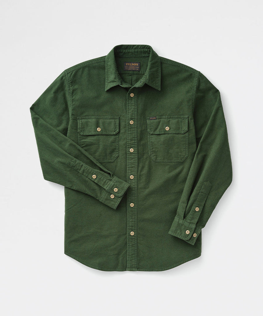 Field Flannel Shirt Dark Moss