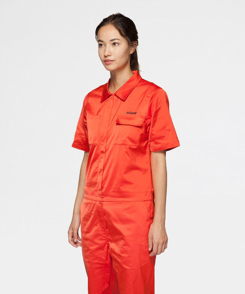 Stussy Nora Coverall Red UDSOLGT