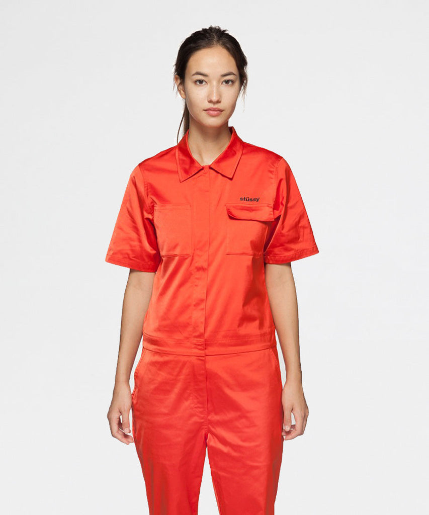 Stussy Nora Coverall Red UDSOLGT
