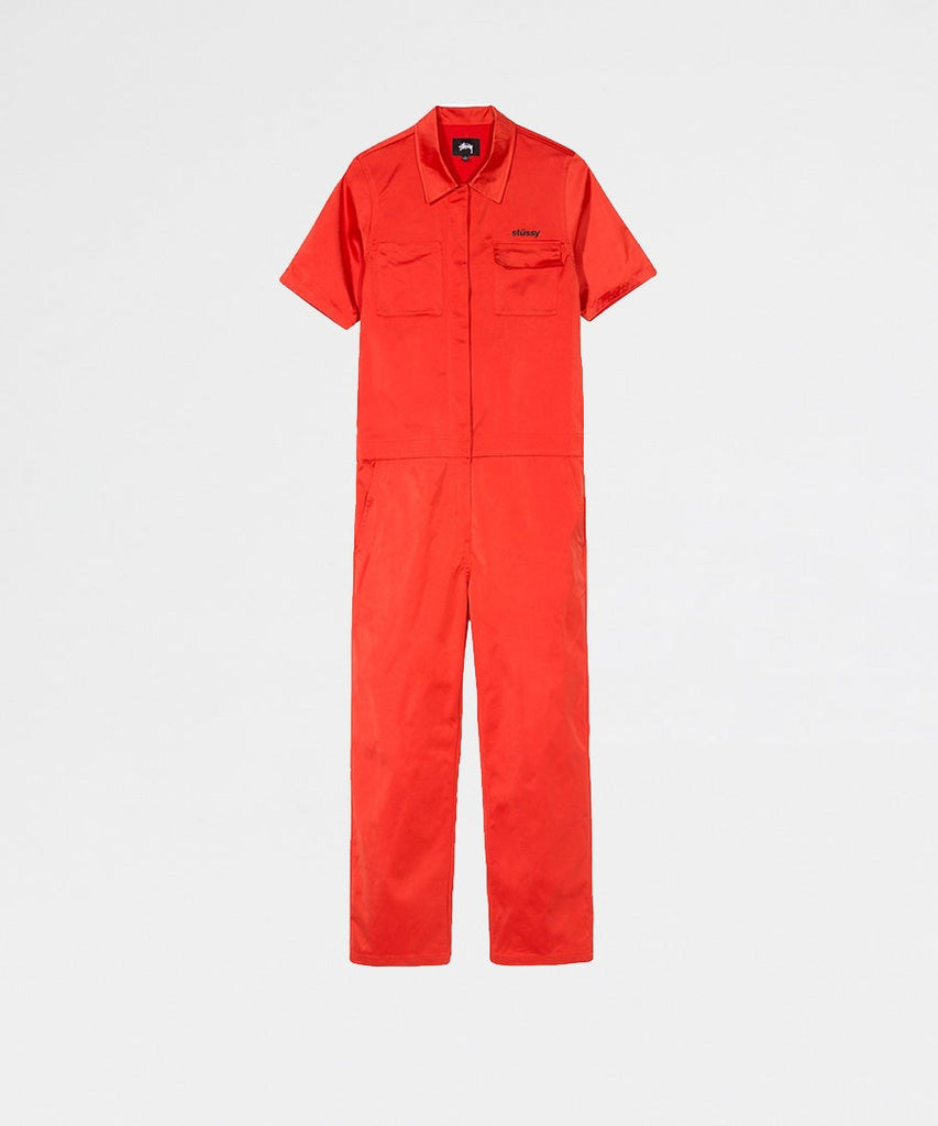 Stussy Nora Coverall Red UDSOLGT