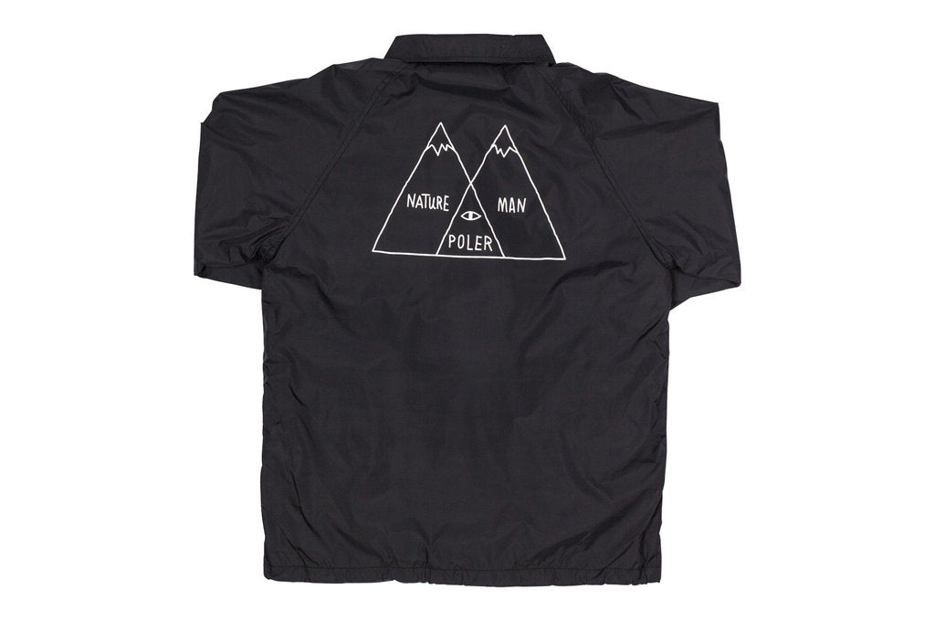 Poler Venn Coaches Jacket Black UDSOLGT