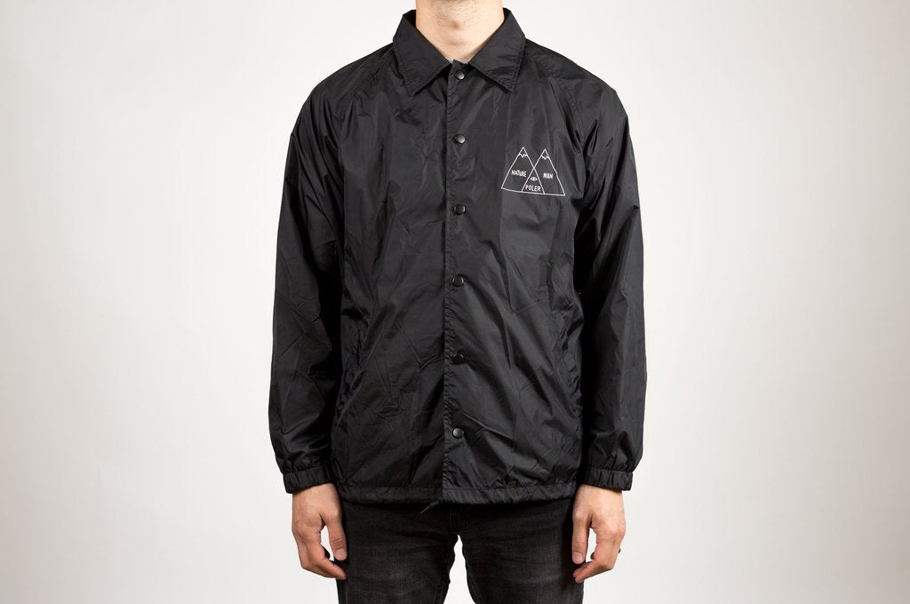 Poler Venn Coaches Jacket Black UDSOLGT