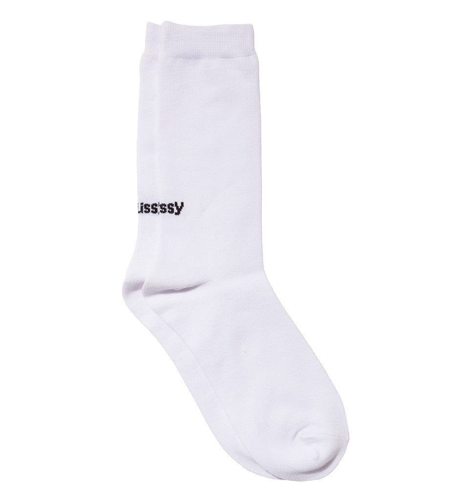 Stussy Everyday Socks White OS UDSOLGT
