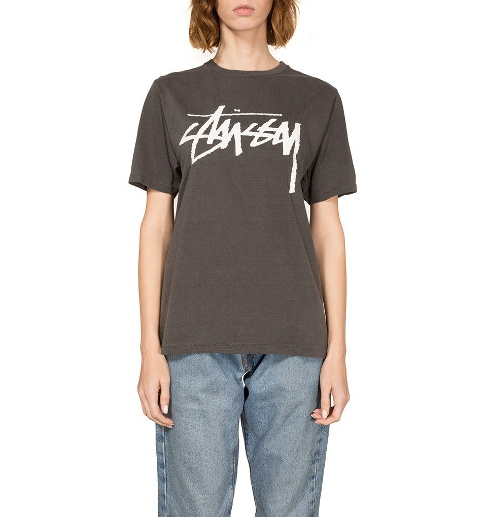Stussy Old Stock Pigment Dyed Tee Black UDSOLGT