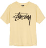 Stussy Old Stock Pigment Dyed Tee Yellow UDSOLGT