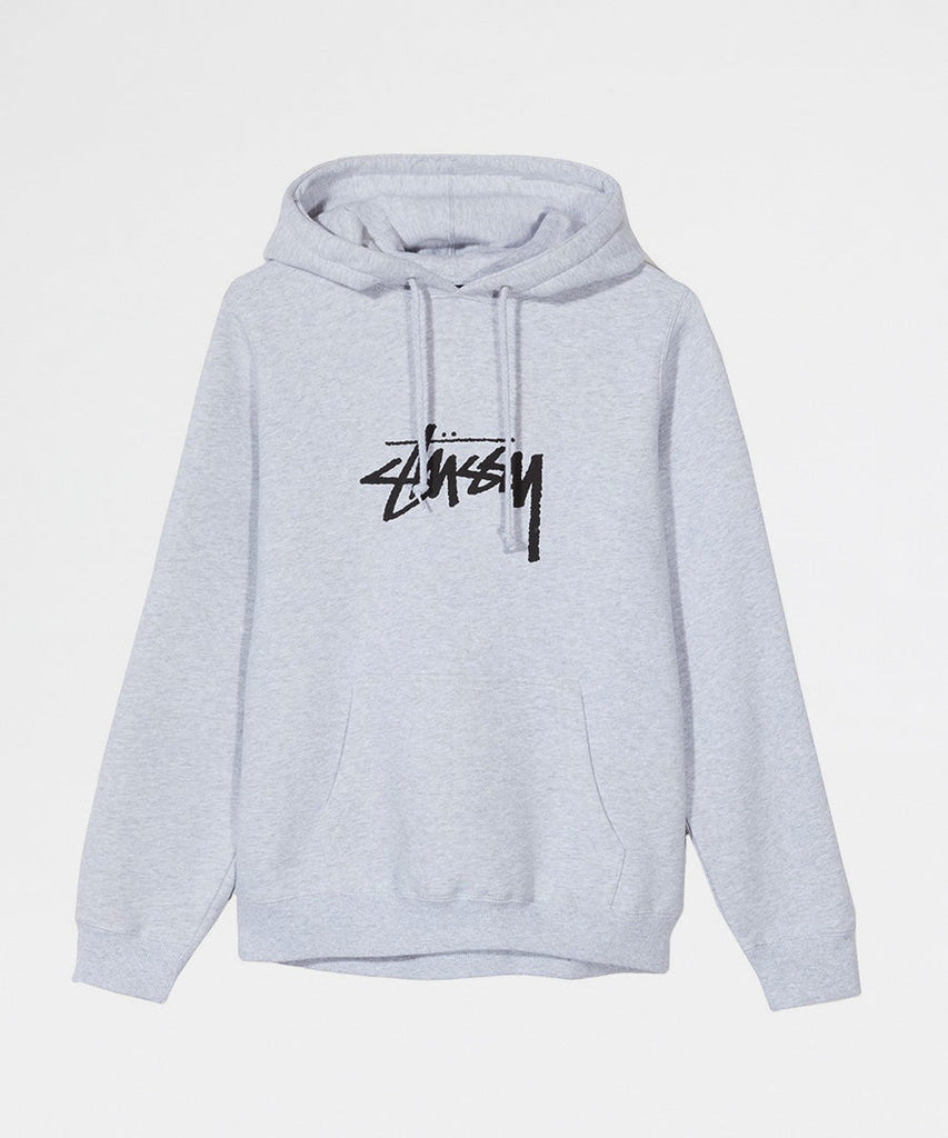 Stussy Stock Hood W Ash Heather UDSOLGT
