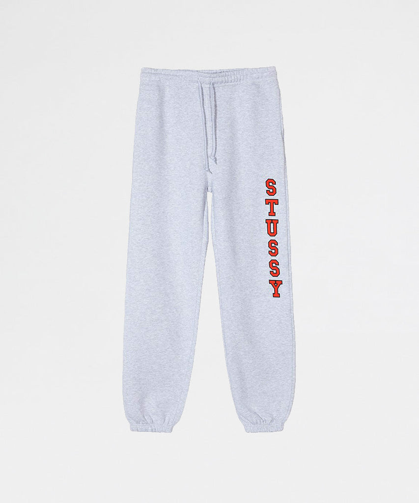 Stussy College Sweatpant Ash Heather UDSOLGT