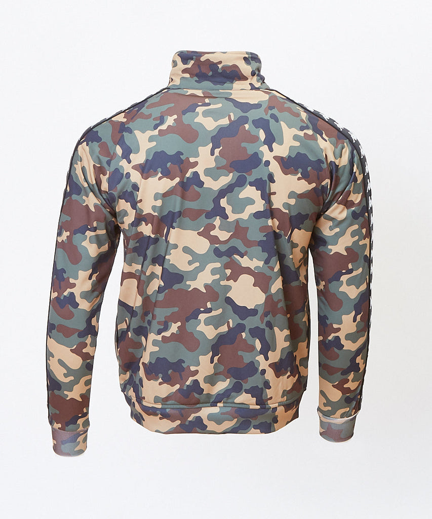 Kappa Anniston Graphic Track Jacket C05 Camo UDSOLGT