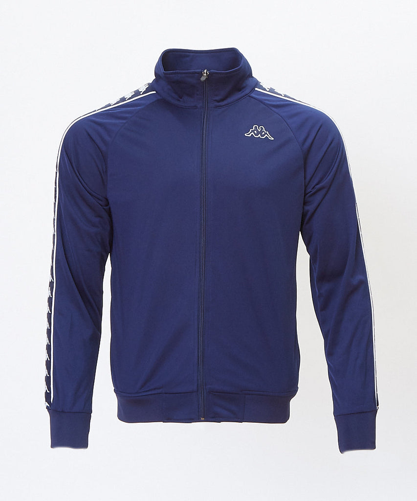 Kappa Anniston Track Jacket Navy White Tracksuits