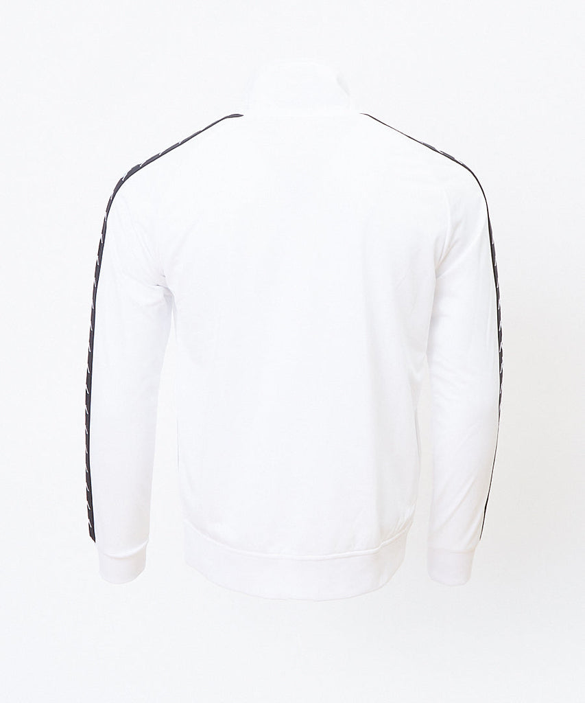 Kappa Anniston Track Jacket White Black UDSOLGT