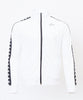 Kappa Anniston Track Jacket White Black UDSOLGT