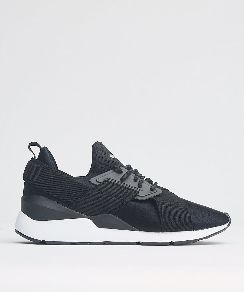 Puma Muse Satin EP Wn's Black White sneakers