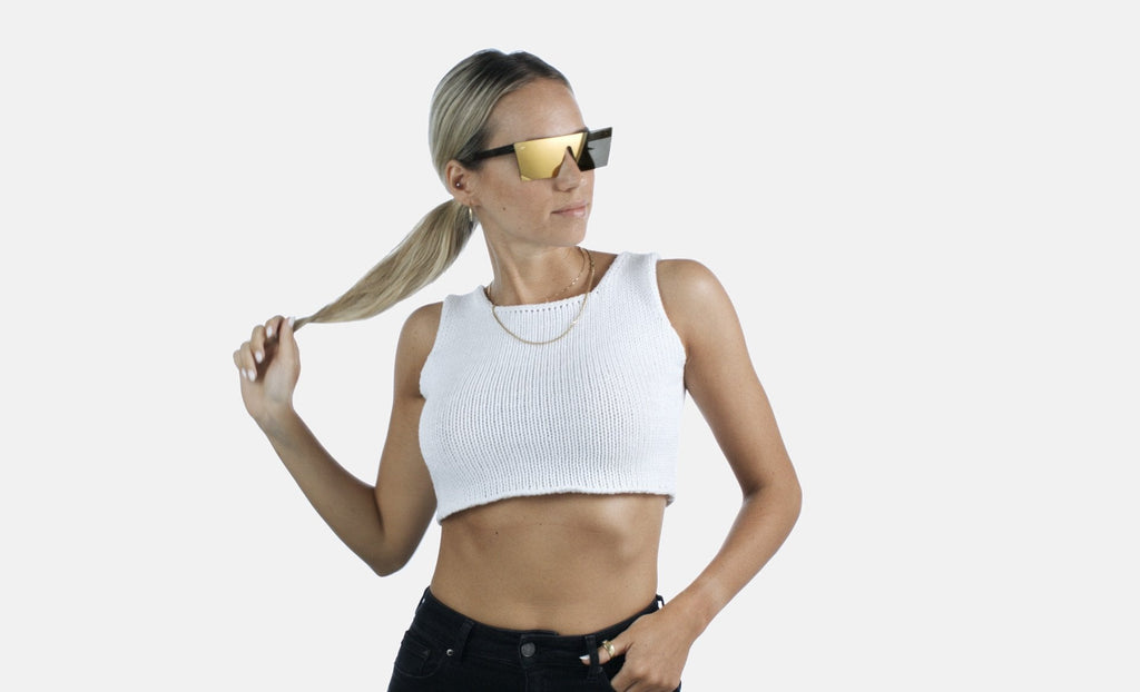 RETROSUPERFUTURE Tuttolente W Gold 58 sunglasses