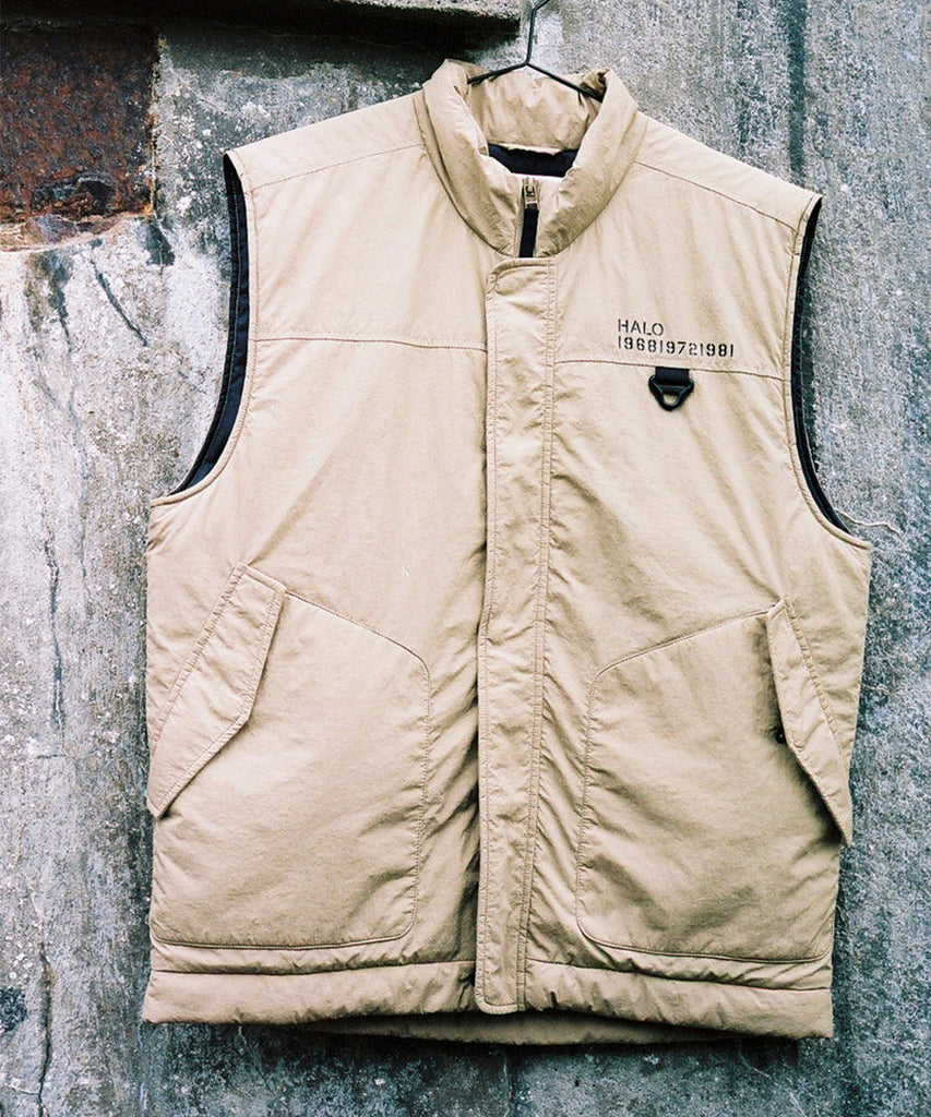 Halo Padded Gilet Kelp