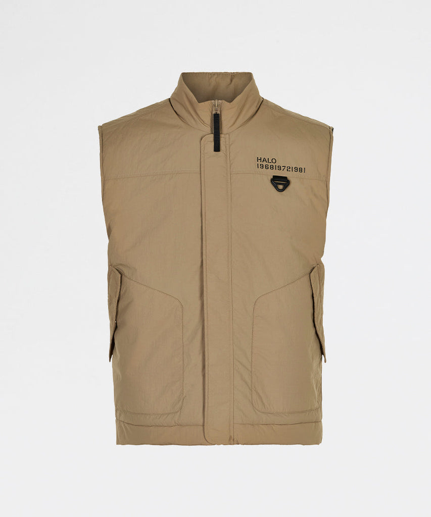 Halo Padded Gilet Kelp