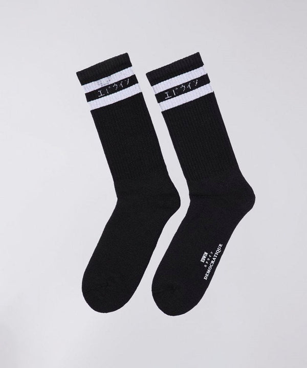Edwin X Democratique Tube sock - 82% Combed Cotton 15% Polyamid 3% Elasthan-Edwin-Packyard DK