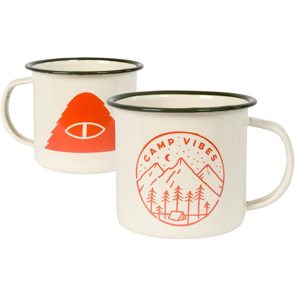 Poler Slumber Enamel Mug - Off White UDSOLGT