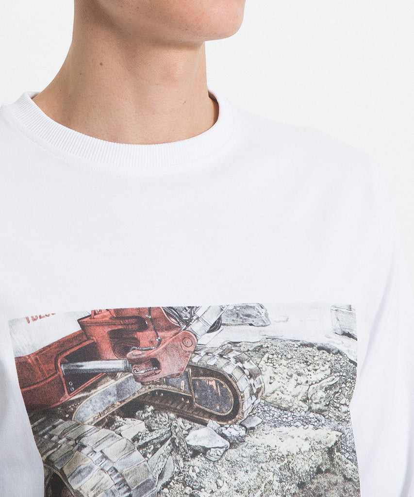 Soulland Brund Tee LS White t-shirts