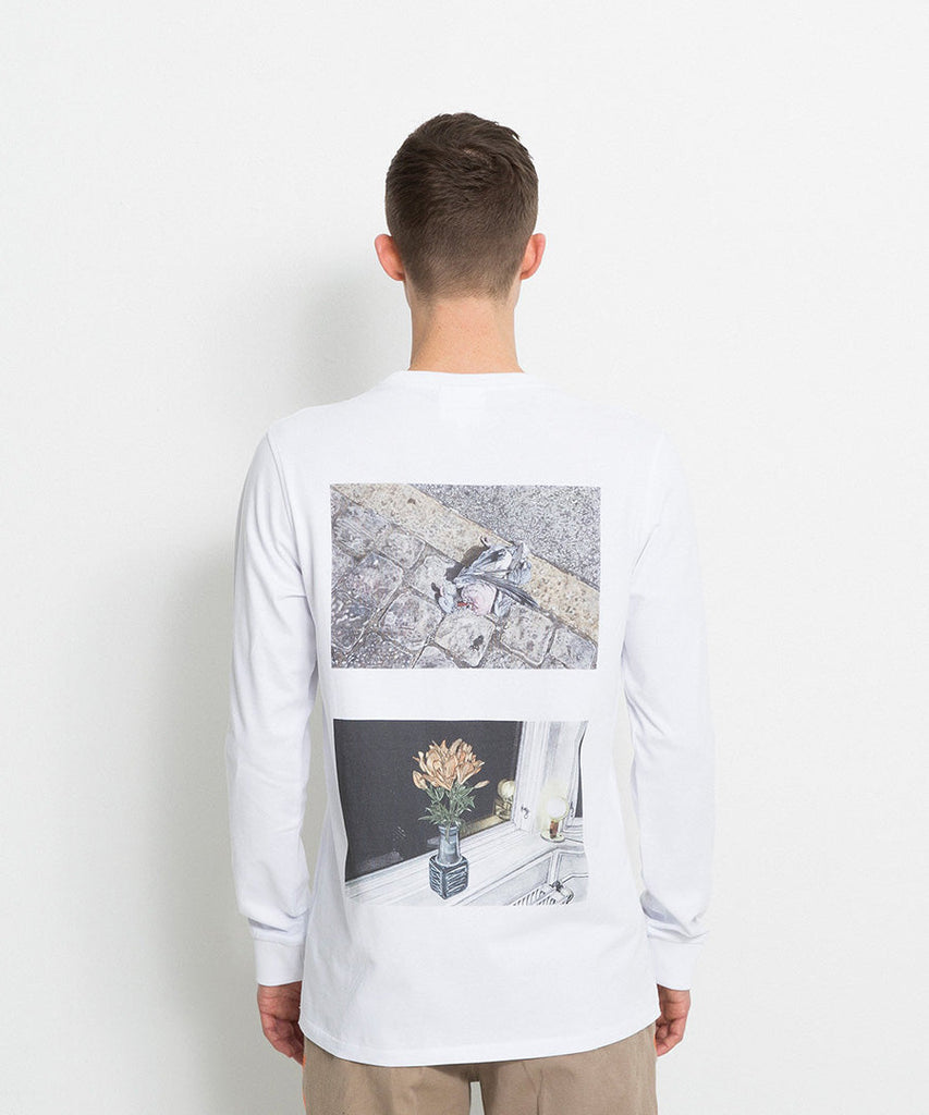 Soulland Brund Tee LS White t-shirts