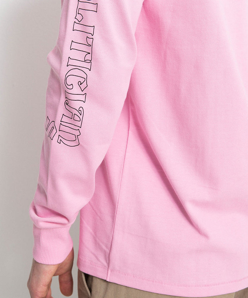 Soulland Crane Tee LS Pink t-shirts