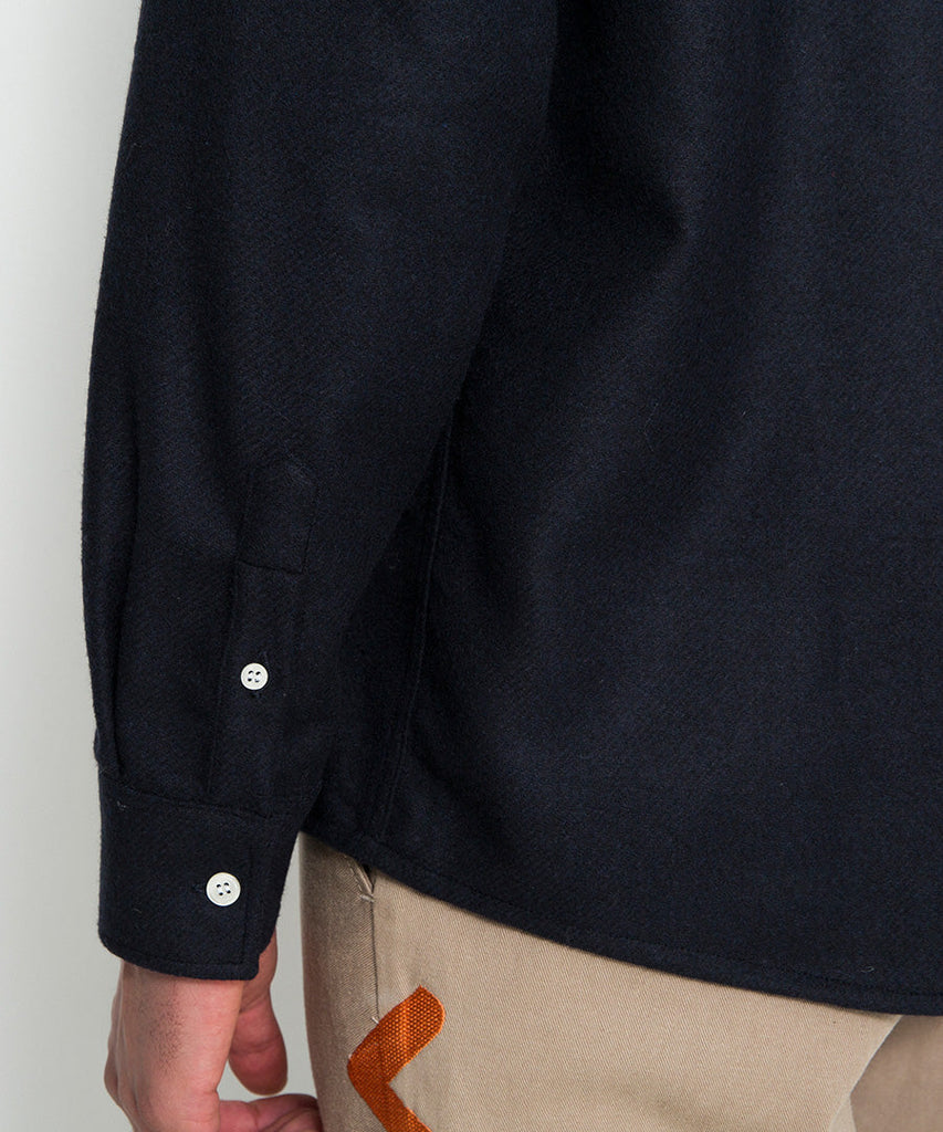 Soulland Tom Shirt Navy shirts