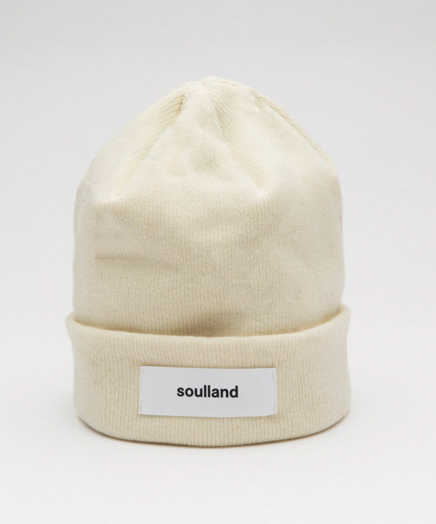 Soulland Villy Beanie Off White Caps & Bucket hats