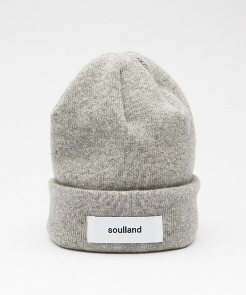 Soulland Villy Beanie Light Grey Melange UDSOLGT