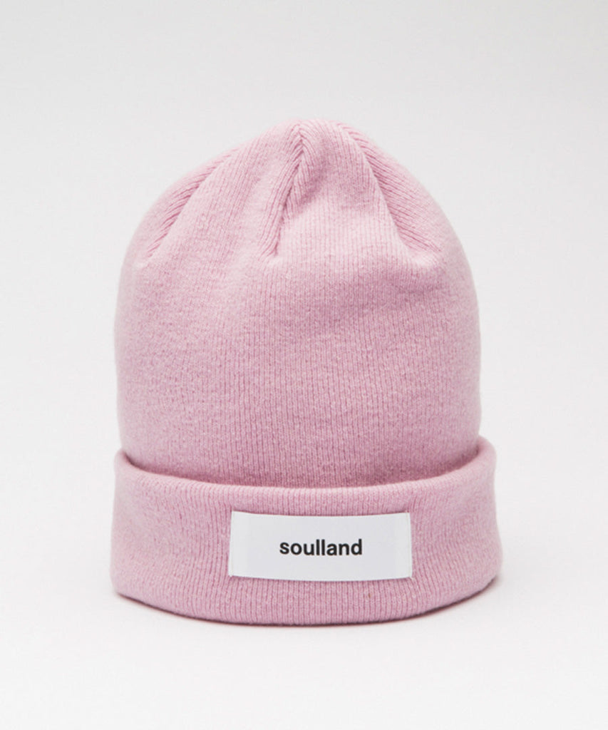 Soulland Villy Beanie Pink hats & scarves