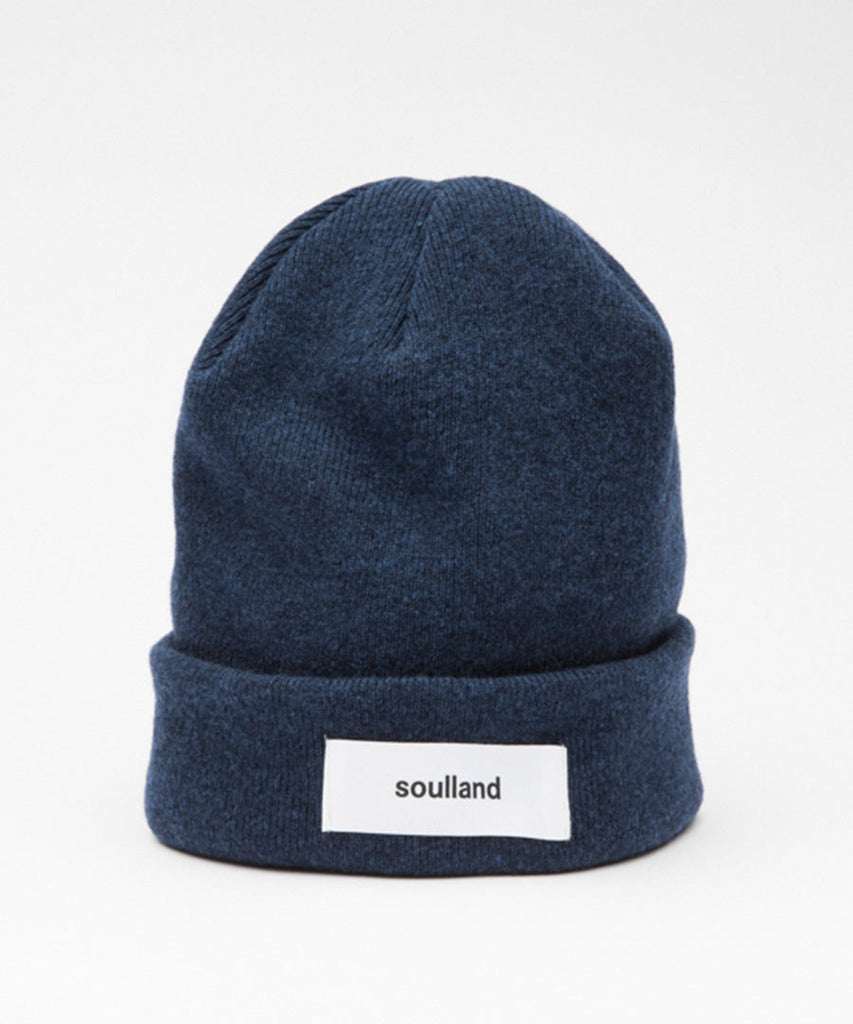Soulland Villy Beanie Navy Caps & Bucket hats