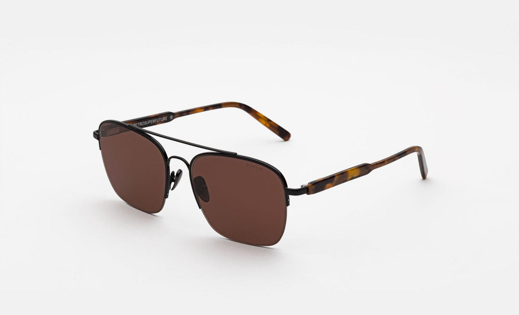 RETROSUPERFUTURE Adamo Warm Brown - 56 sunglasses
