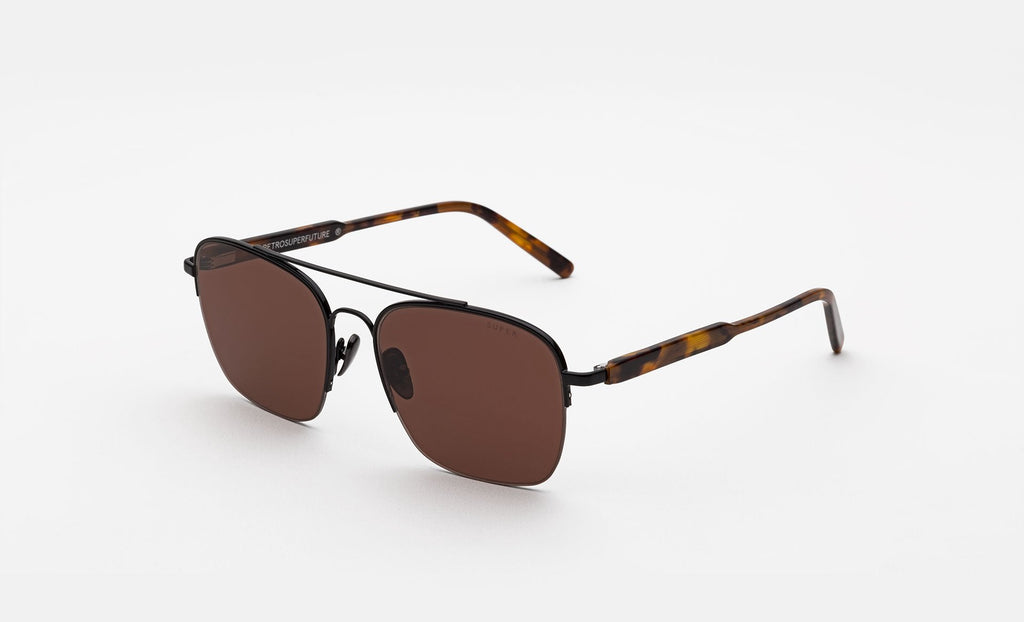 RETROSUPERFUTURE Adamo Warm Brown - 56 sunglasses