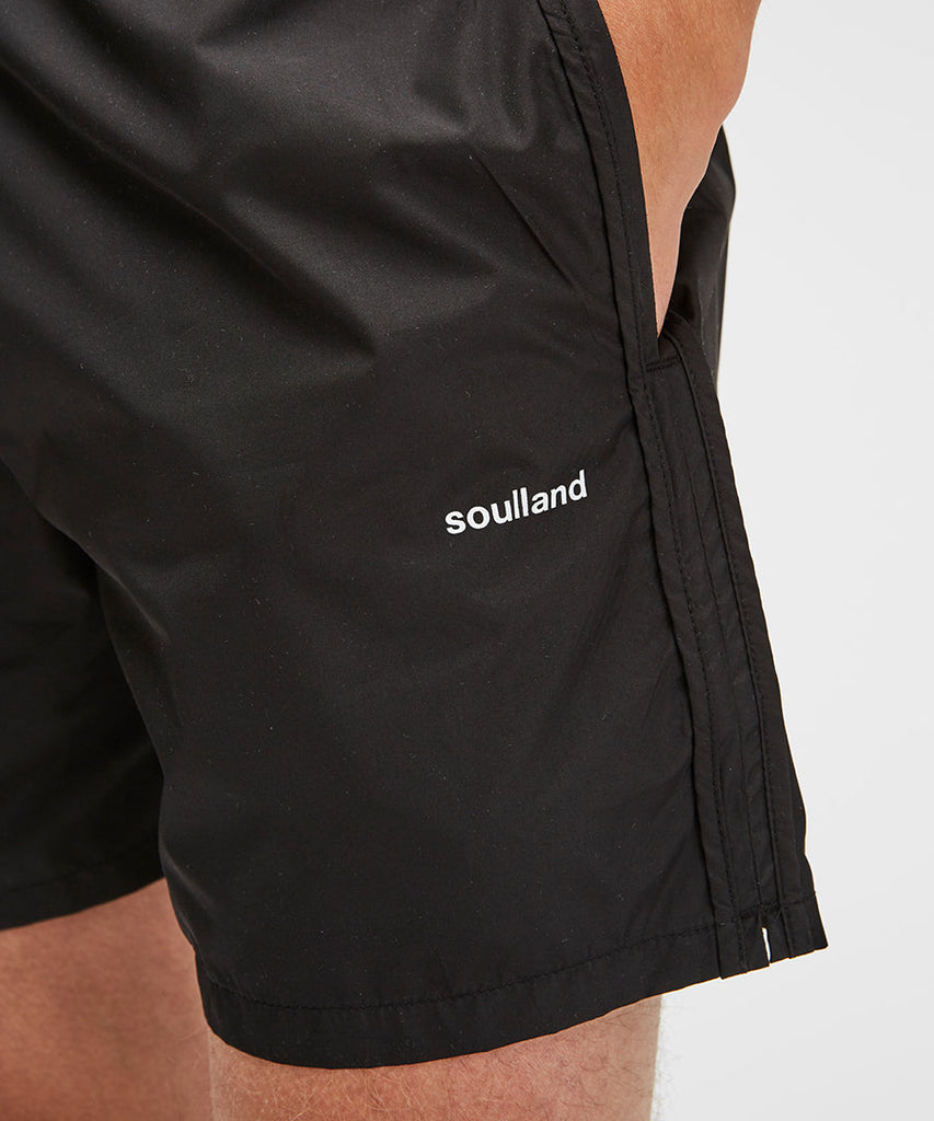 Soulland William Swim Shorts Black Shorts