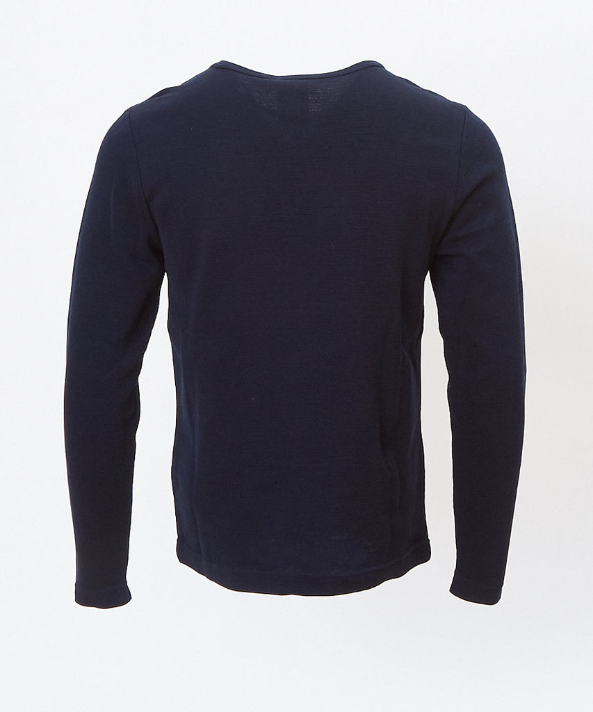 S.N.S Herning Pace Crew Neck Marine UDSOLGT