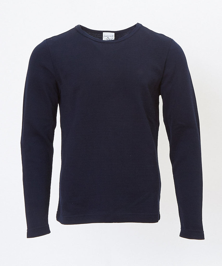 S.N.S Herning Pace Crew Neck Marine UDSOLGT