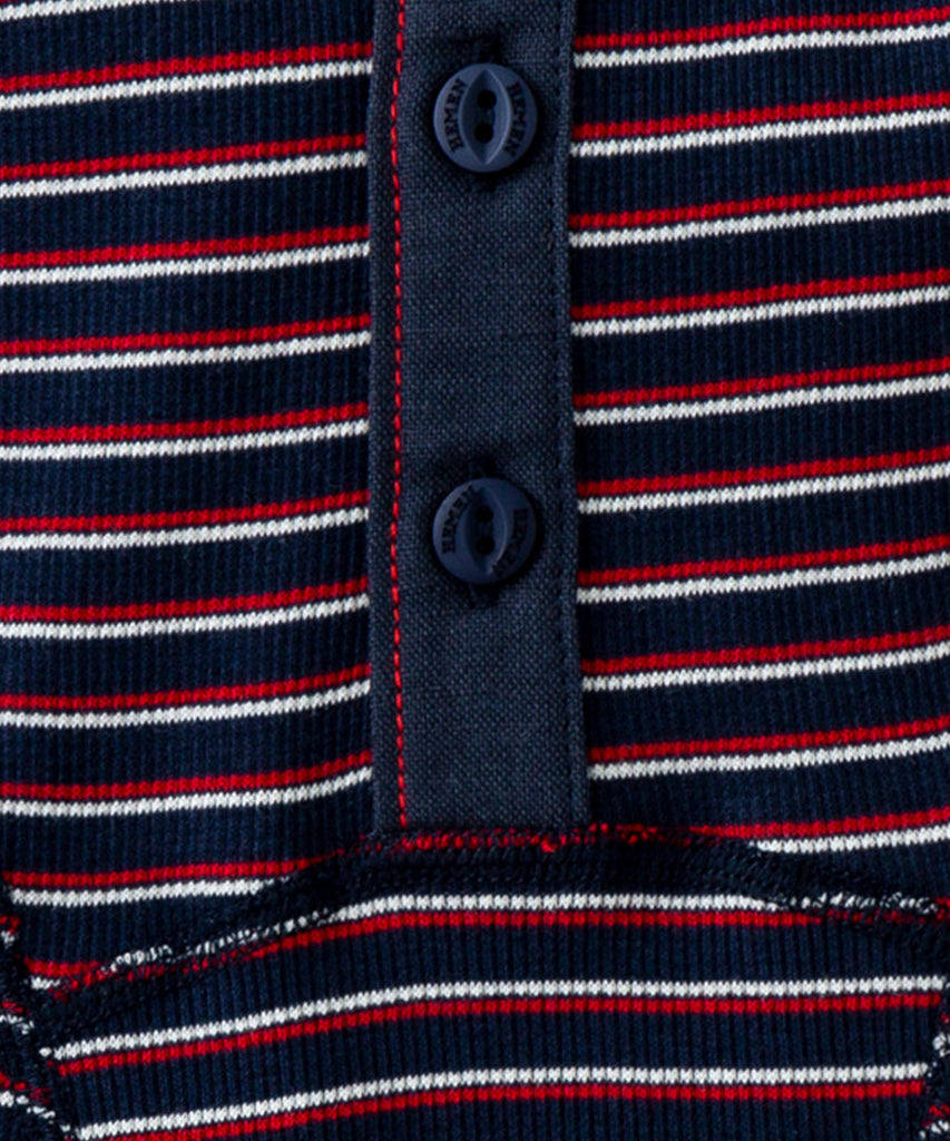 Hemen Biarritz Albar Boxer Stripe Marine Red Nat underwear