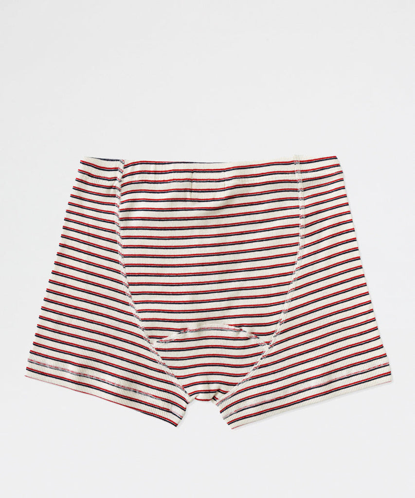 Hemen Biarritz Albar Boxer Stripe Natural Mar Red underwear