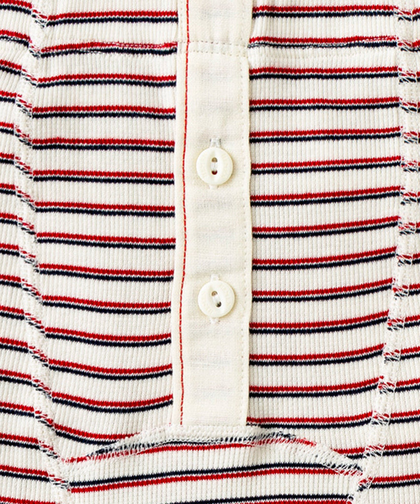 Hemen Biarritz Albar Boxer Stripe Natural Mar Red underwear