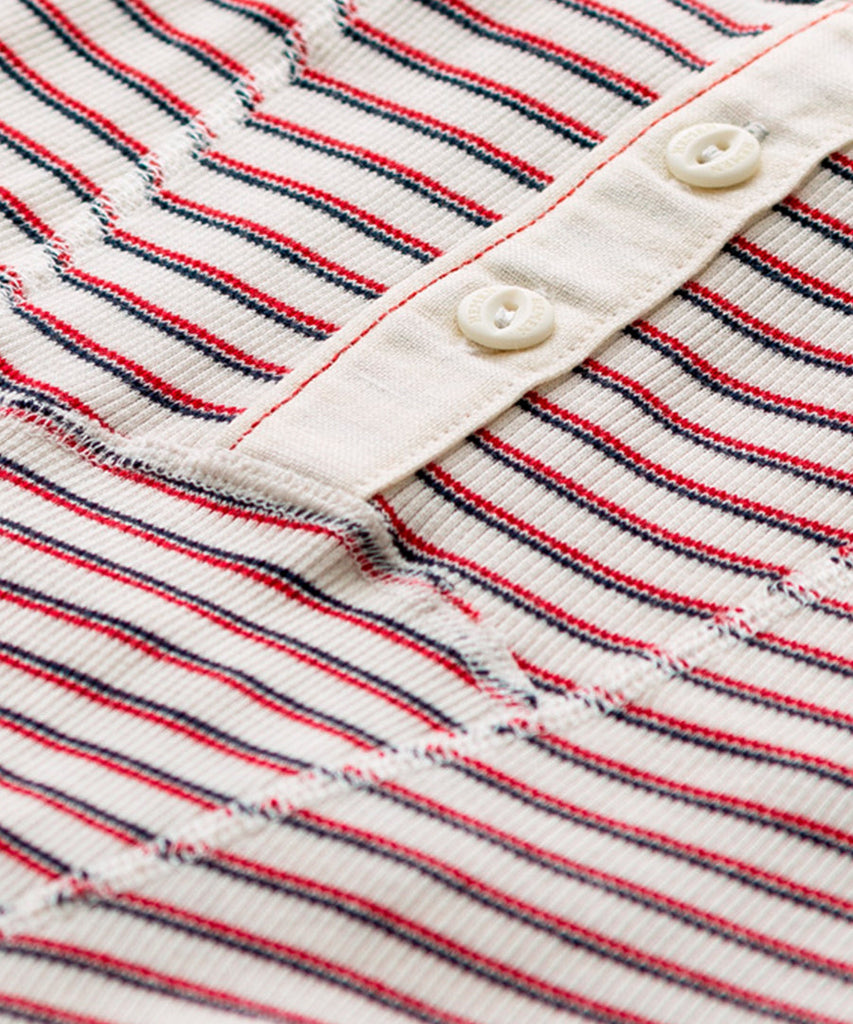 Hemen Biarritz Albar Boxer Stripe Natural Mar Red underwear