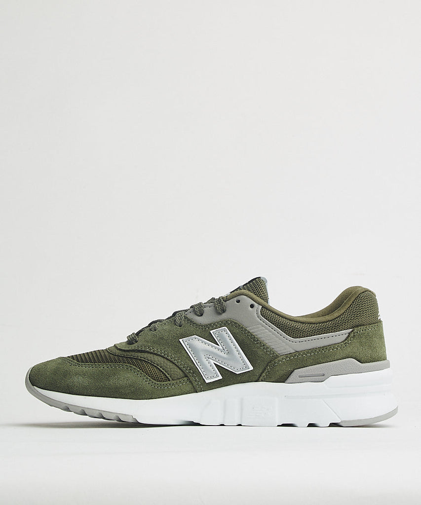 New Balance CM997HCG Dark Green Silver UDSOLGT